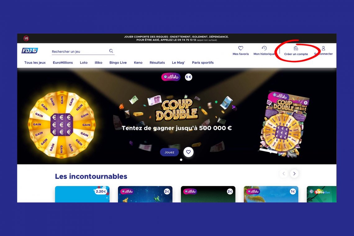 Comment Ouvrir Et Faire Fonctionner Un Compt Fdj Loto